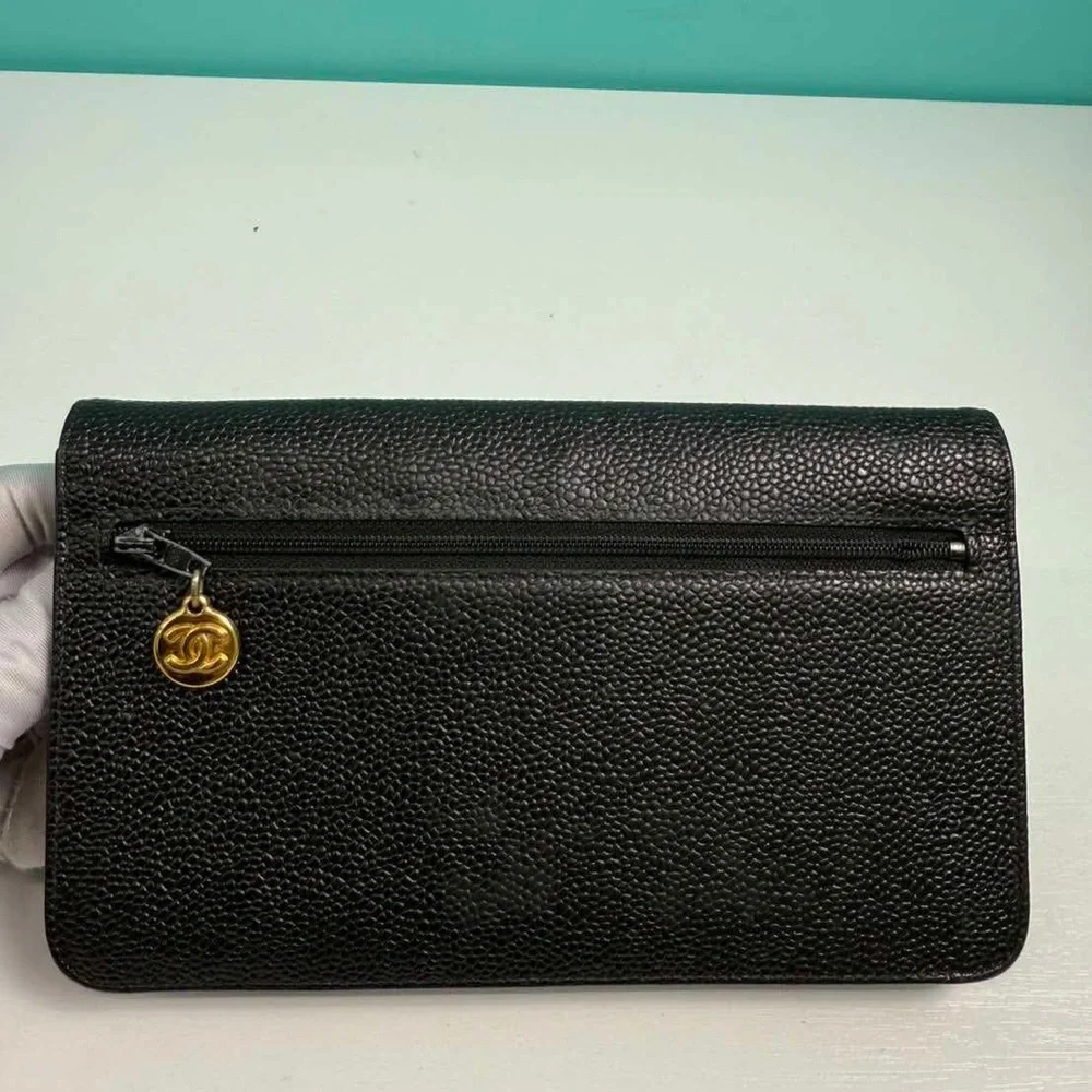 Chanel Textured Black Clutch - Picture 7 of 11